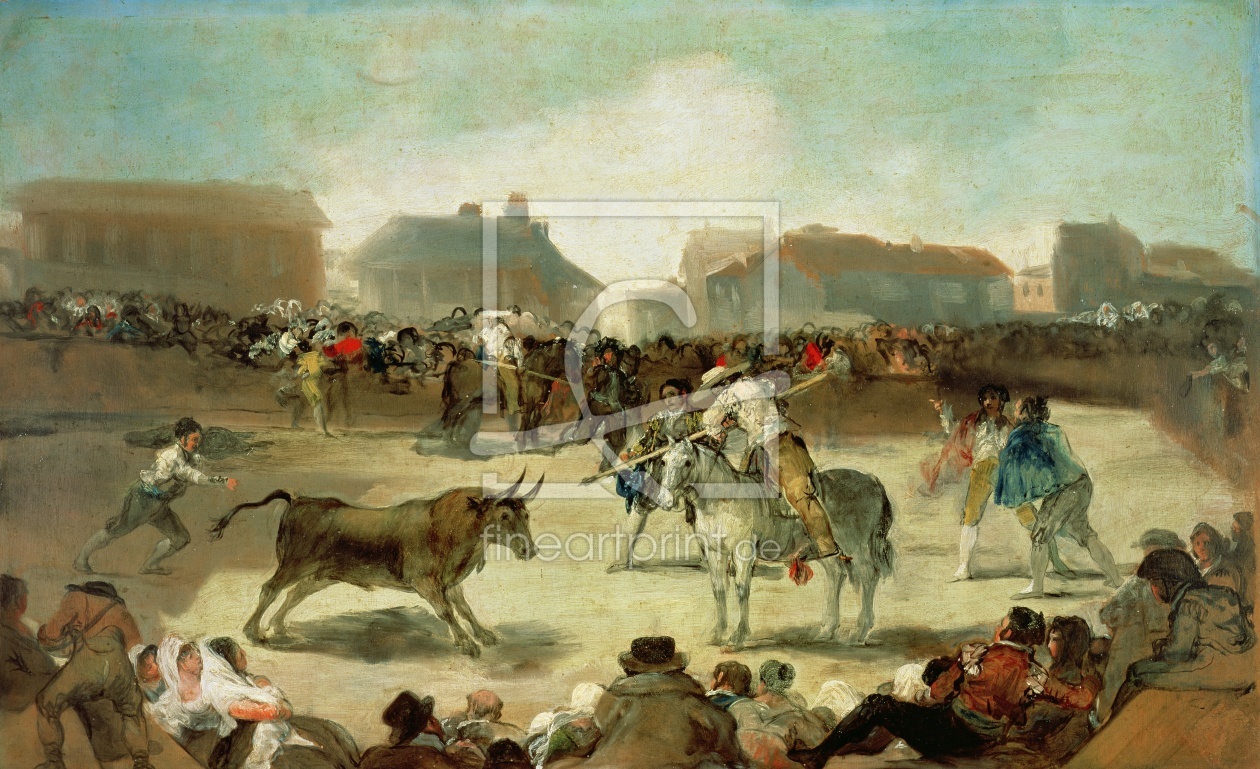 Bild-Nr.: 31000523 A Village Bullfight erstellt von Goya, Francisco de