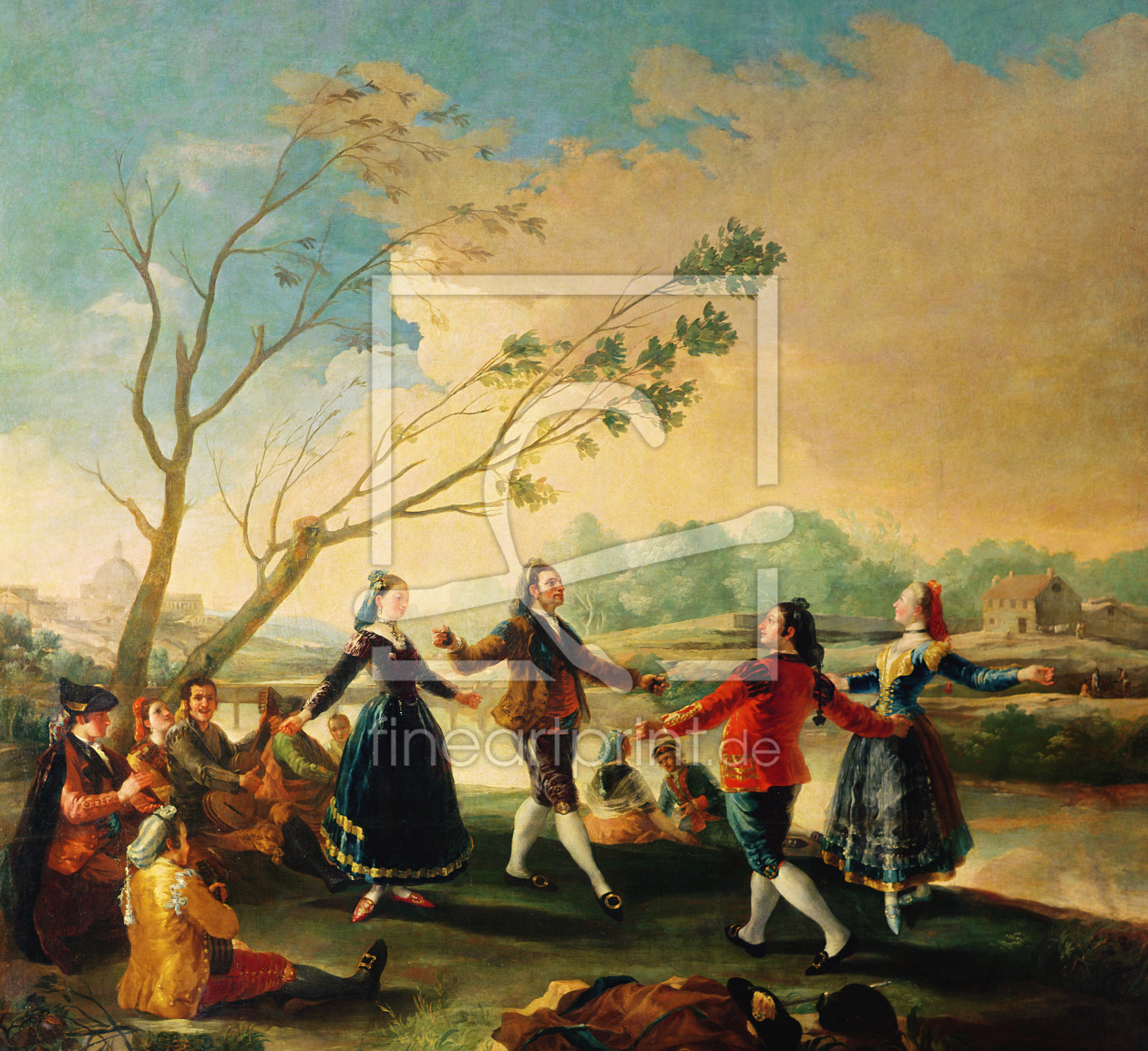 Bild-Nr.: 31000528 Dance on the Banks of the River Manzanares, 1777 erstellt von Goya, Francisco de