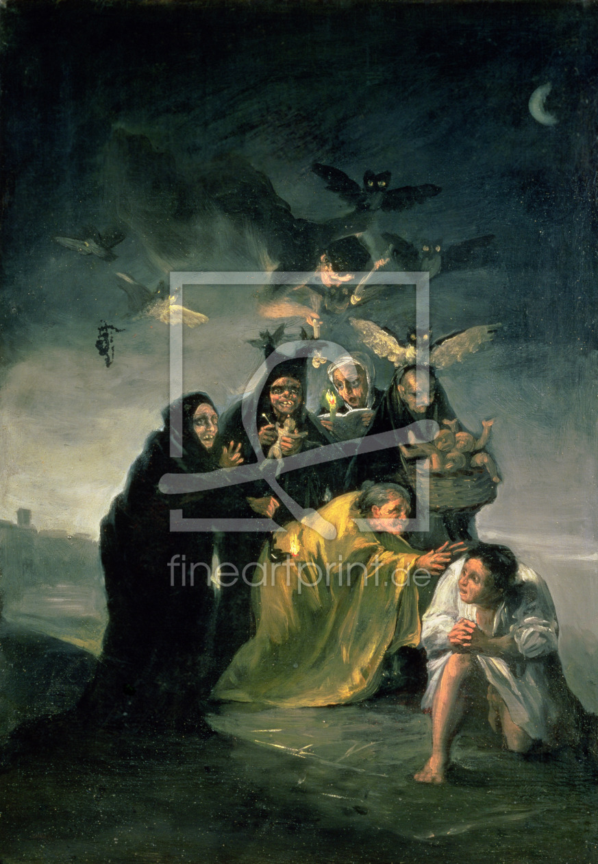 Bild-Nr.: 31000570 The Witches' Sabbath erstellt von Goya, Francisco de