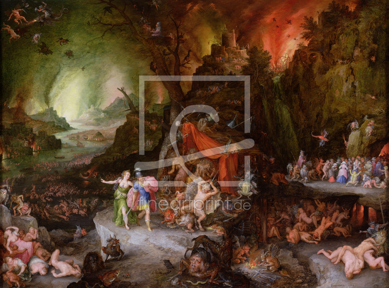Bild-Nr.: 31000690 Aeneas and the Sibyl in the Underworld, 1598 erstellt von Jan Brueghel der Ältere