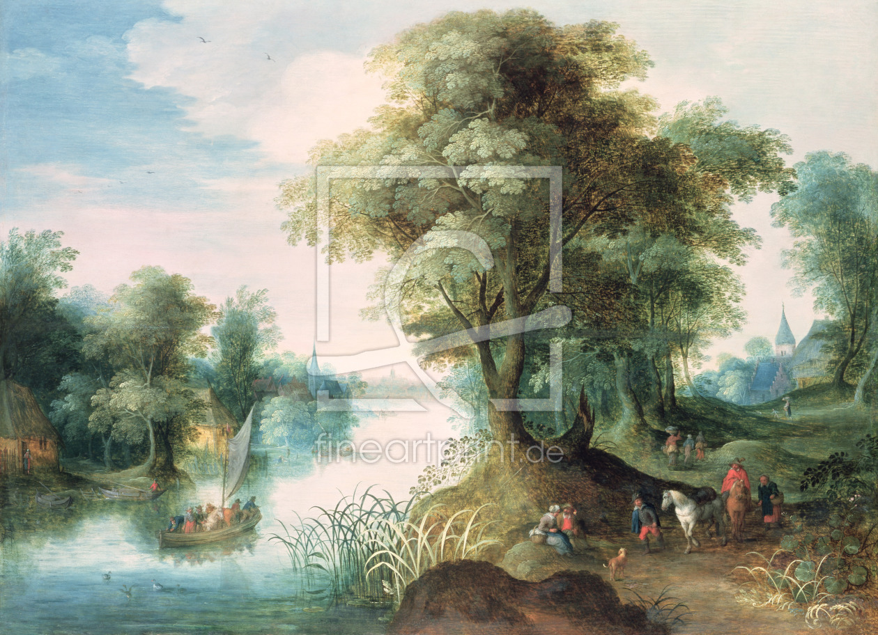 Bild-Nr.: 31000699 River Landscape erstellt von Jan Brueghel der Ältere