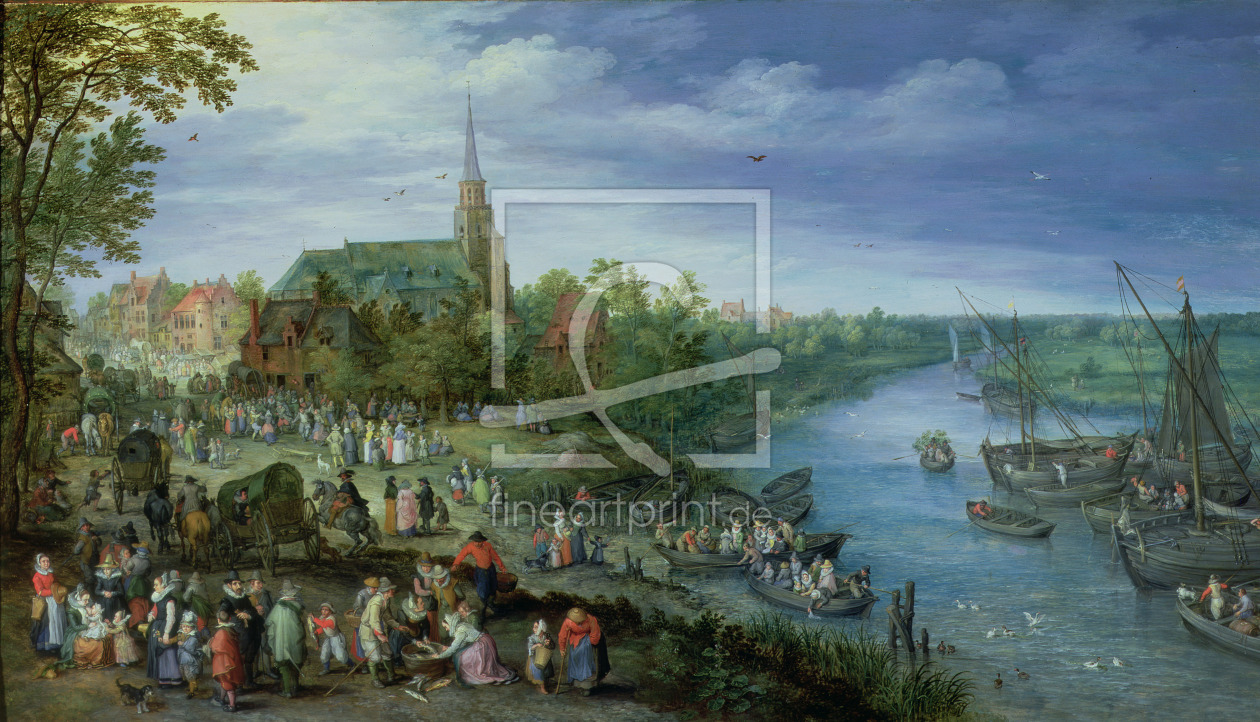 Bild-Nr.: 31000700 The Annual Parish Fair in Schelle, 1614 erstellt von Jan Brueghel der Ältere