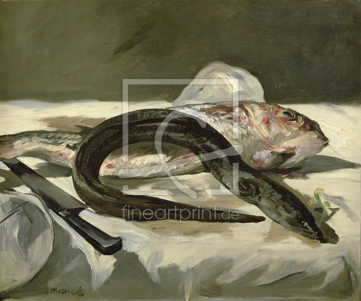 Bild-Nr.: 31000767 Eel and Red Mullet, 1864 erstellt von Manet, Edouard
