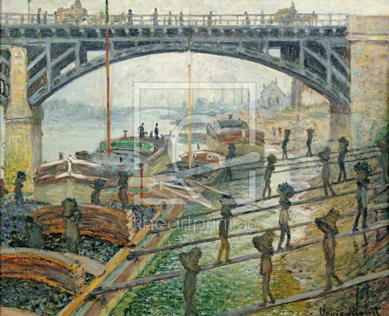 Bild-Nr.: 31000870 The Coal Workers, 1875 erstellt von Monet, Claude