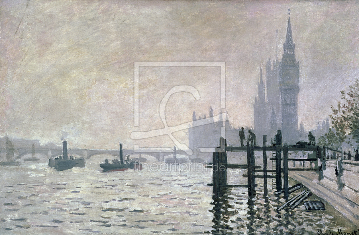 Bild-Nr.: 31000898 The Thames below Westminster, 1871 erstellt von Monet, Claude