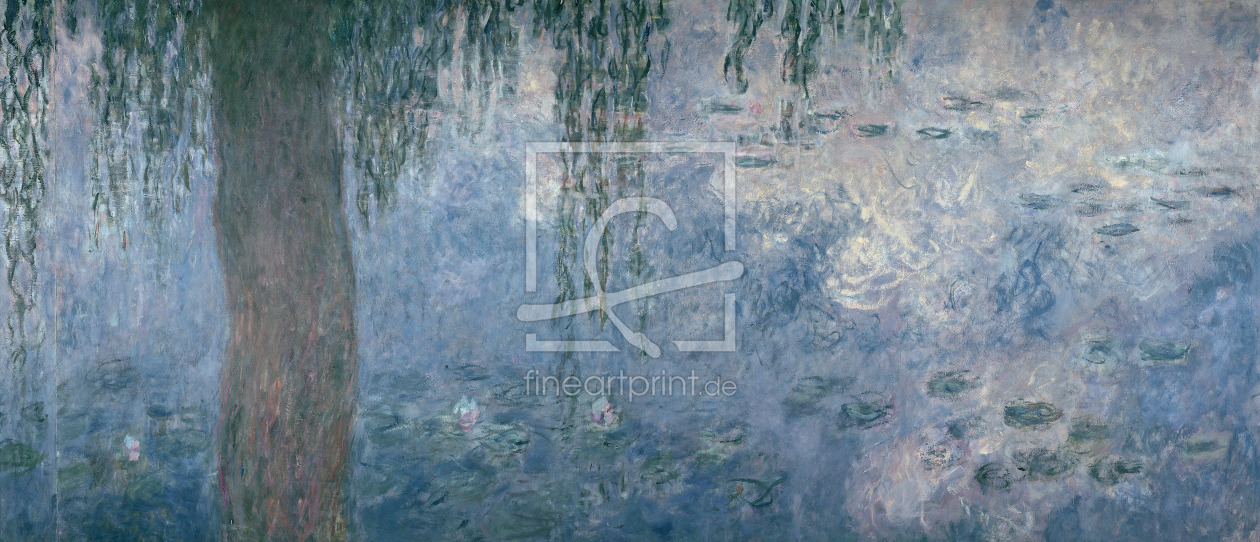 Bild-Nr.: 31000916 Waterlilies: Morning with Weeping Willows, 1914-18 erstellt von Monet, Claude
