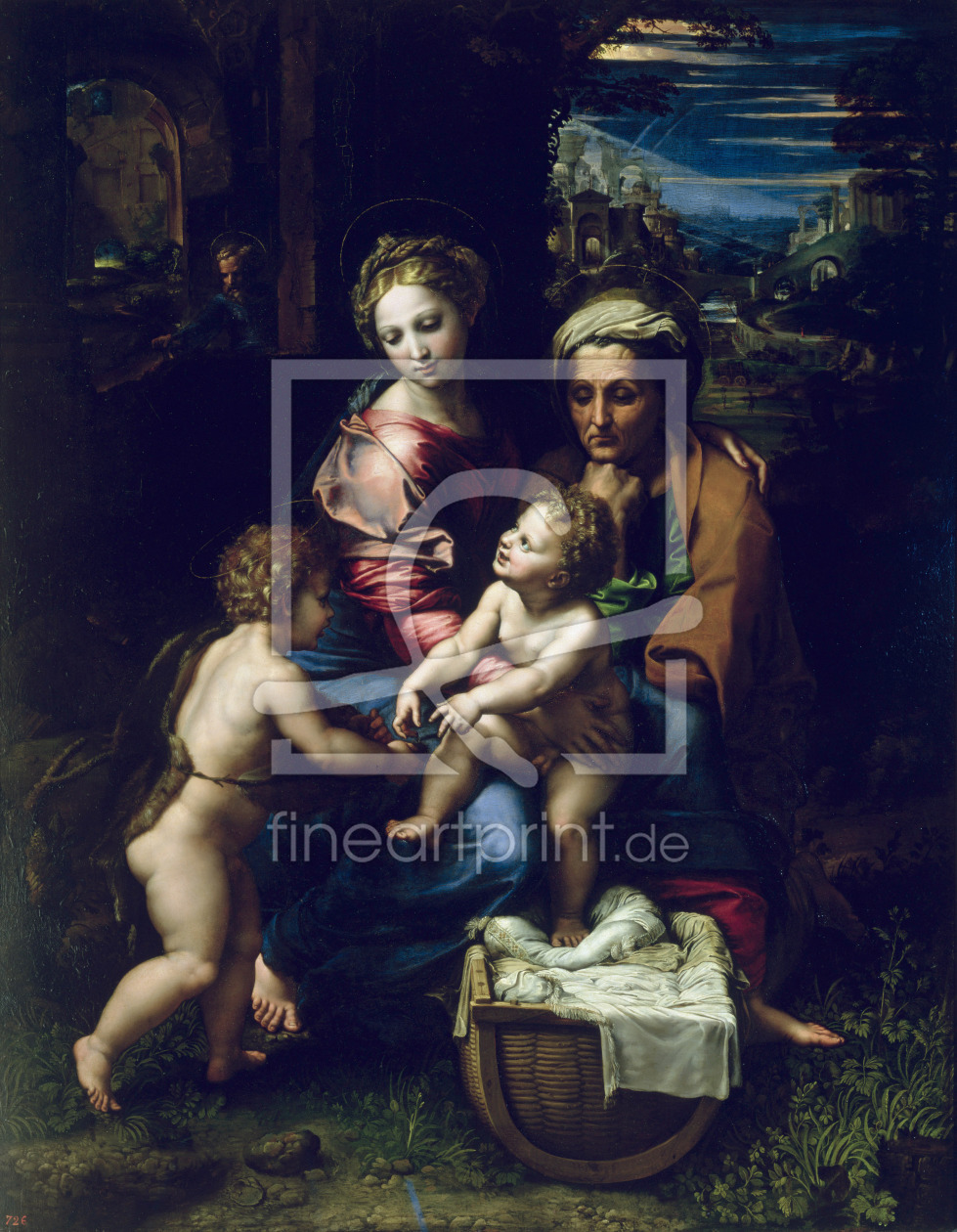 Bild-Nr.: 31000996 The Holy Family c.1518 erstellt von Raffaello Santi (Raffael)