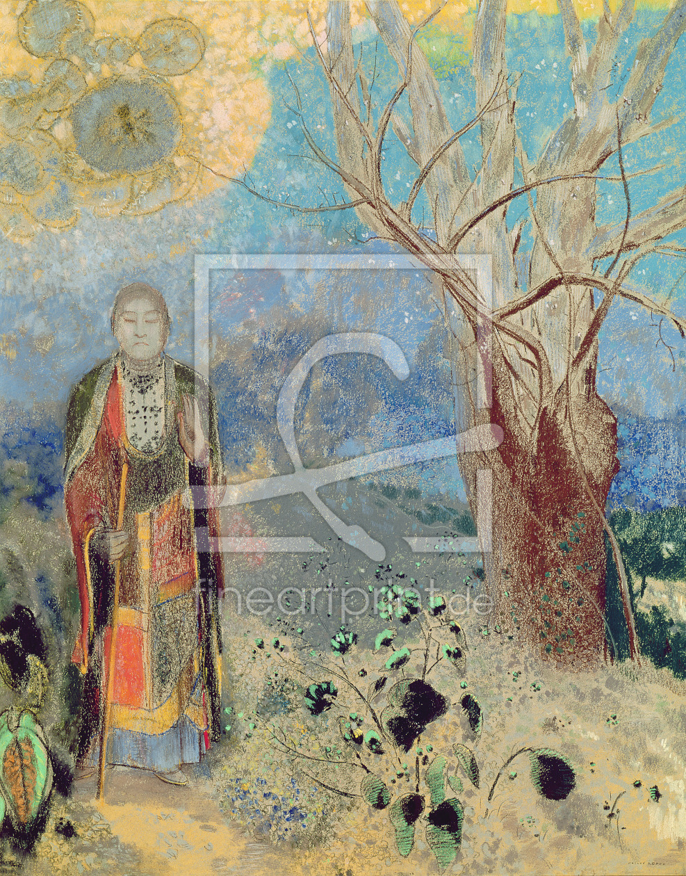 Bild-Nr.: 31001015 The Buddha, c.1905 erstellt von Redon, Odilon