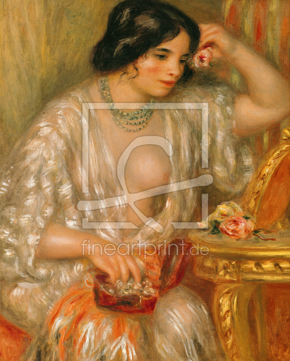 Bild-Nr.: 31001111 Gabrielle with Jewellery, 1910 erstellt von Renoir, Pierre-Auguste