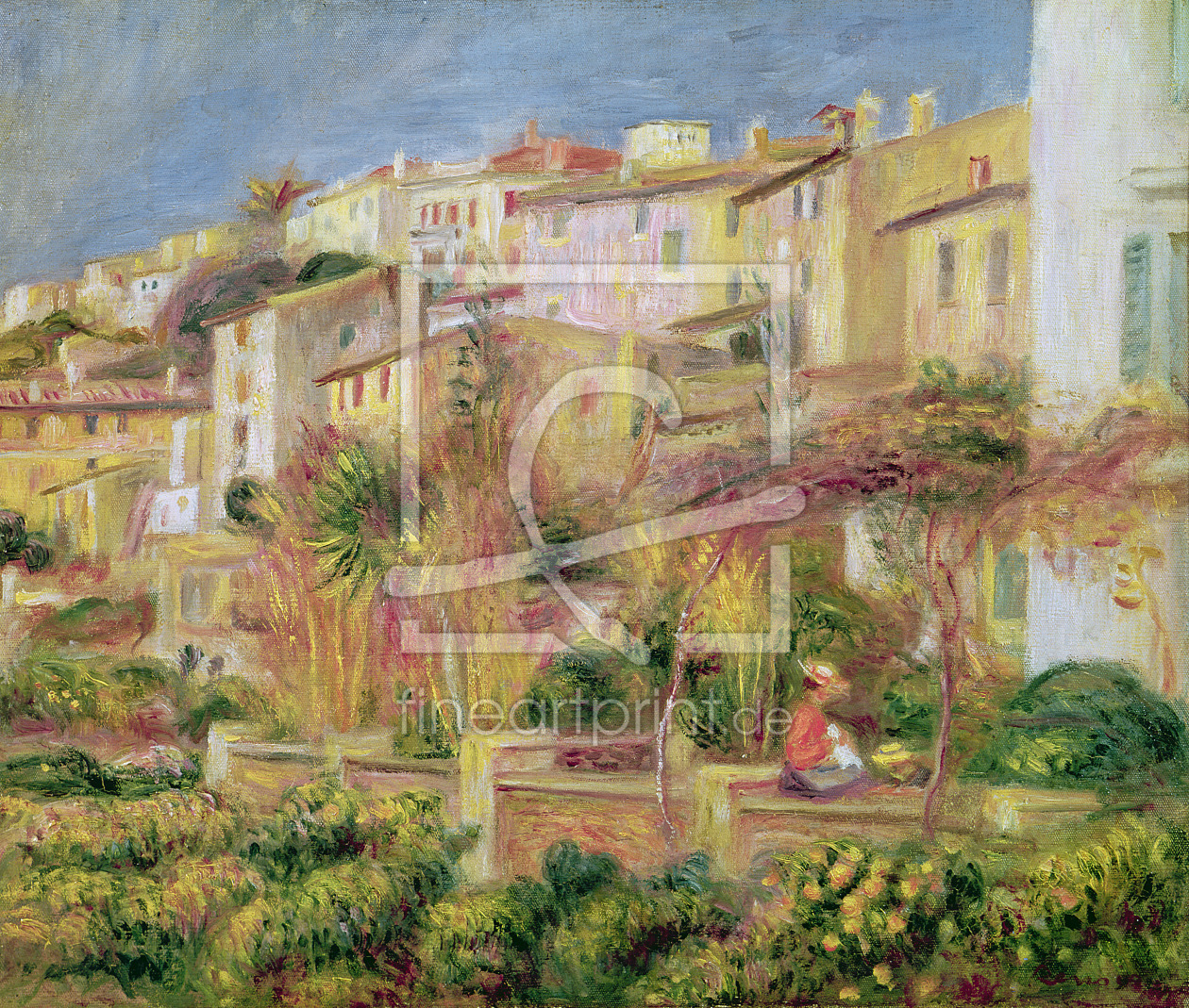 Bild-Nr.: 31001149 Terrace in Cagnes, 1905 erstellt von Renoir, Pierre-Auguste