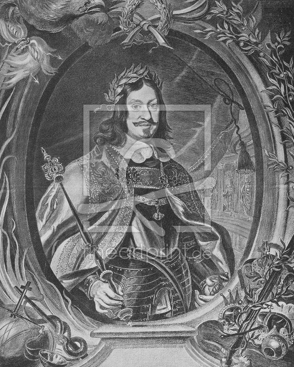 Bild-Nr.: 31001171 Ferdinand III, Holy Roman Emperor, engraved by Christoffel Jegher, c.1631-33 erstellt von Rubens, Peter Paul