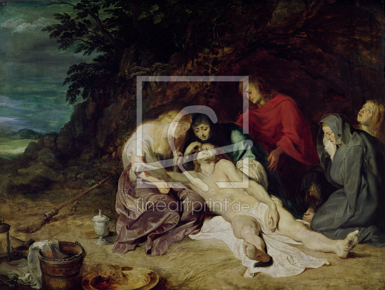 Bild-Nr.: 31001203 Lamentation over the Dead Christ with St. John and the Holy Women, 1614 erstellt von Rubens, Peter Paul