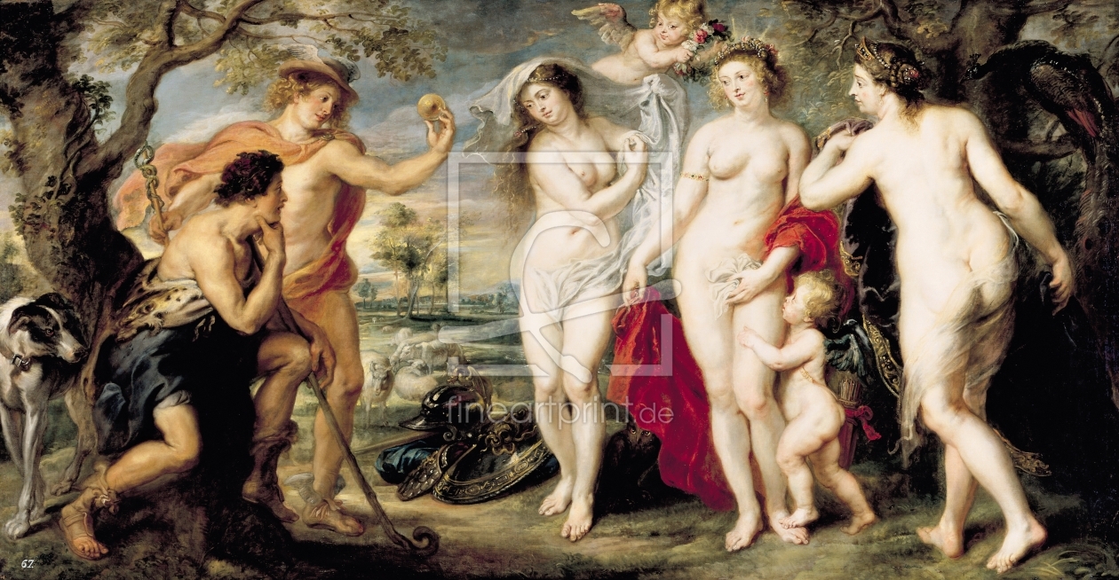 Bild-Nr.: 31001229 The Judgement of Paris, 1639 erstellt von Rubens, Peter Paul