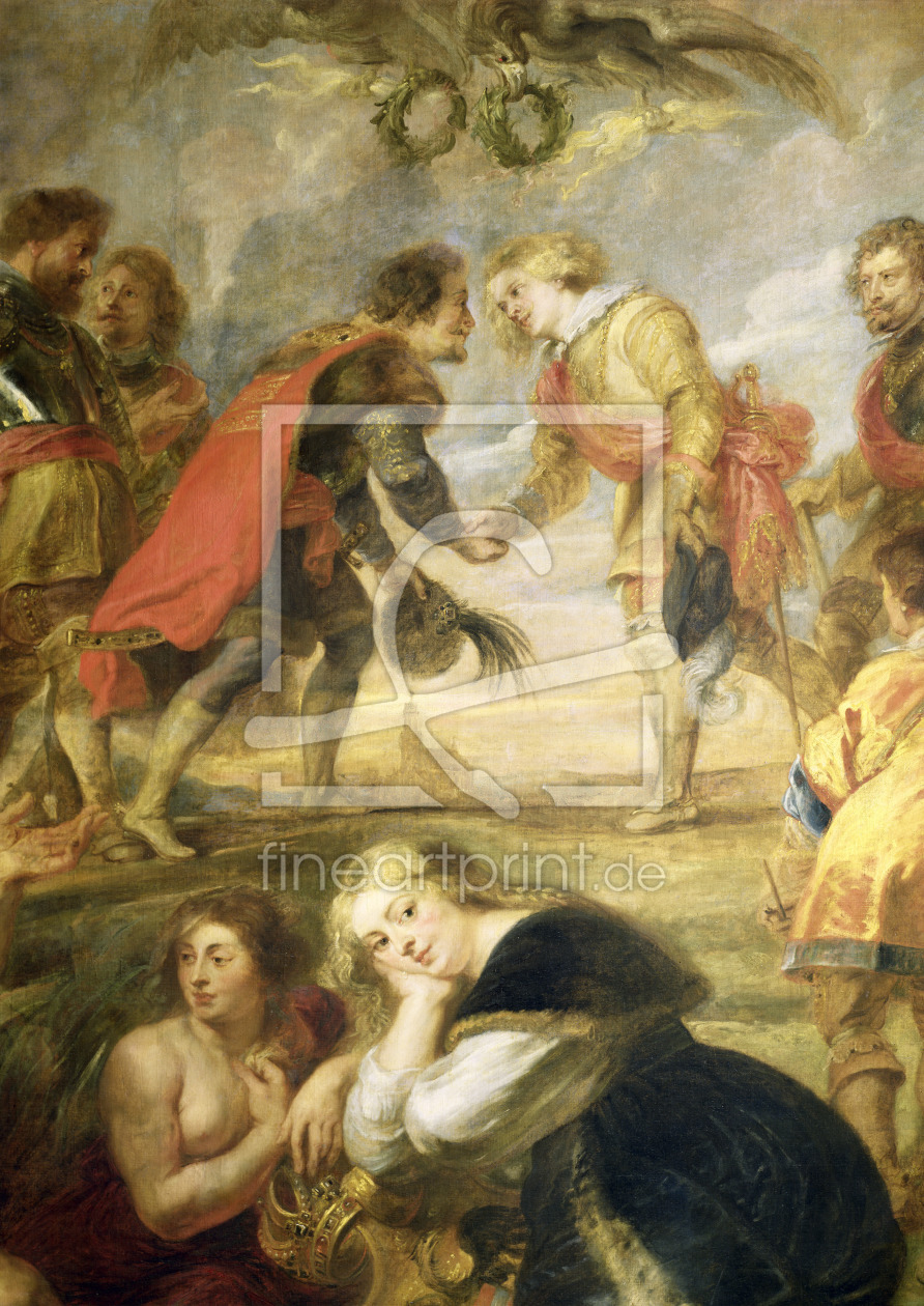 Bild-Nr.: 31001231 The Meeting of Ferdinand II and his son the Cardinal Infante Ferdinand before th erstellt von Rubens, Peter Paul