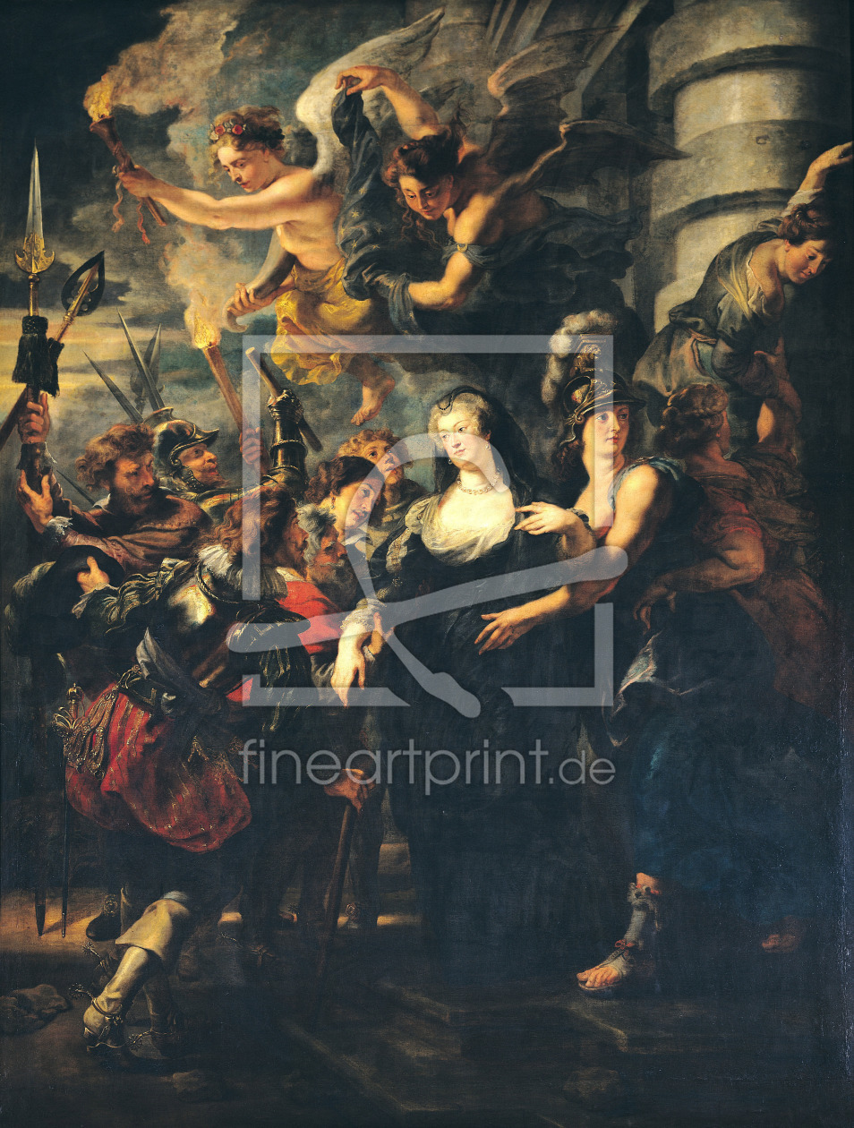 Bild-Nr.: 31001236 The Medici Cycle: Marie de Medici Escaping from Blois, 21st-22nd February 1619,  erstellt von Rubens, Peter Paul