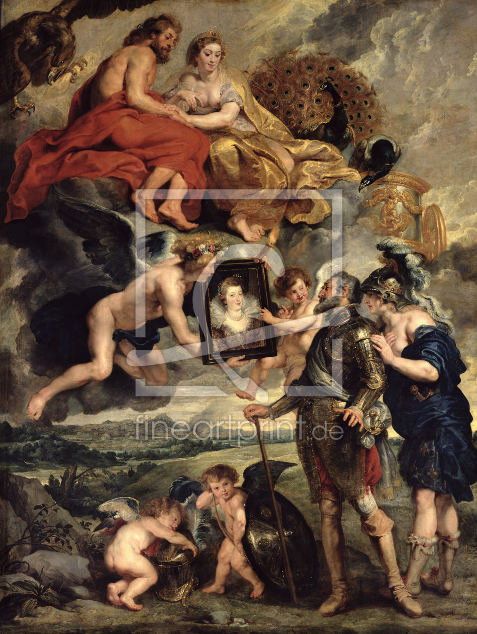 Bild-Nr.: 31001240 The Medici Cycle: Henri IV Receiving the Portrait of Marie de Medici 1621-25 erstellt von Rubens, Peter Paul