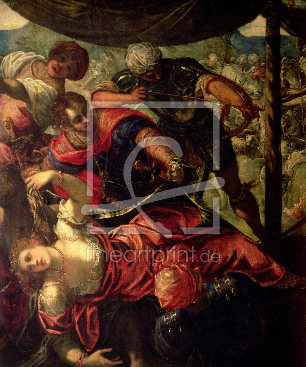 Bild-Nr.: 31001242 Battle between Turks and Christians, c.1588/89 erstellt von Tintoretto, Jacopo