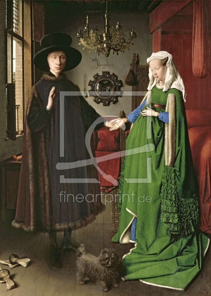 Bild-Nr.: 31001317 The Portrait of Giovanni Arnolfini and his Wife Giovanna Cenami 1434 erstellt von van Eyck, Hubert & Jan