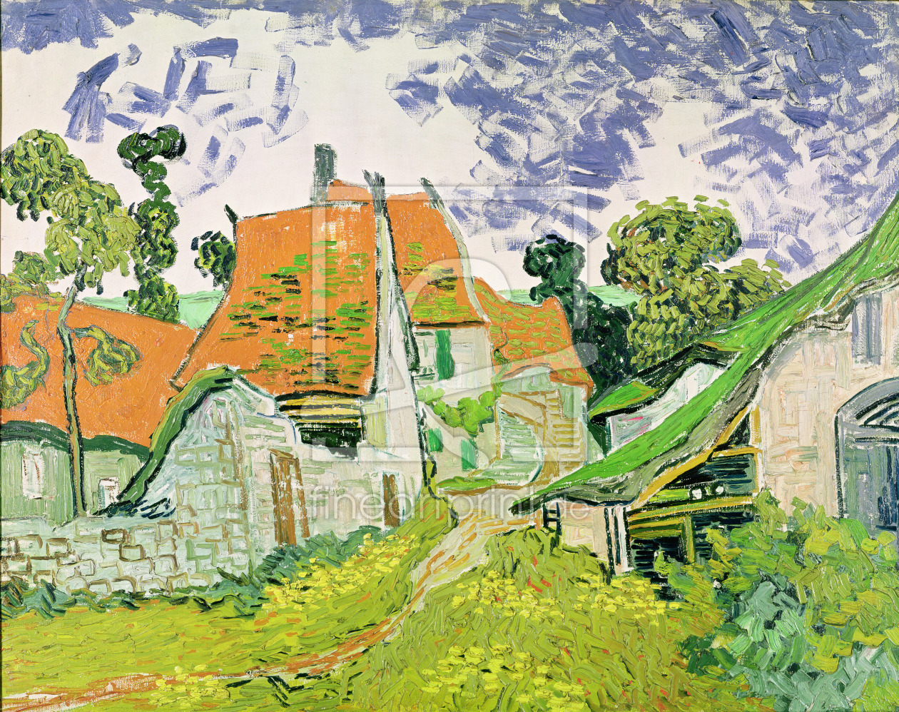 Bild-Nr.: 31001358 Street in Auvers-sur-Oise, 1890 erstellt von van Gogh, Vincent