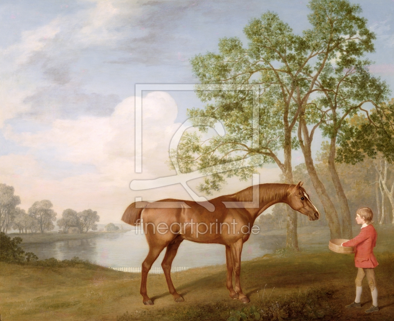 Bild-Nr.: 31001439 Pumpkin with a Stable-Lad, 1774 erstellt von Stubbs, George