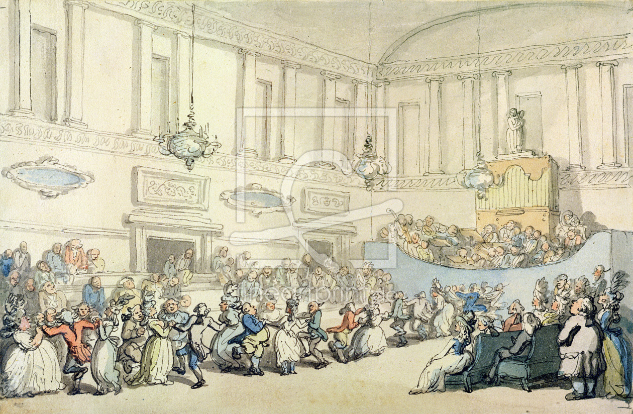 Bild-Nr.: 31001495 The Ball, from 'Scenes at Bath' erstellt von Rowlandson, Thomas