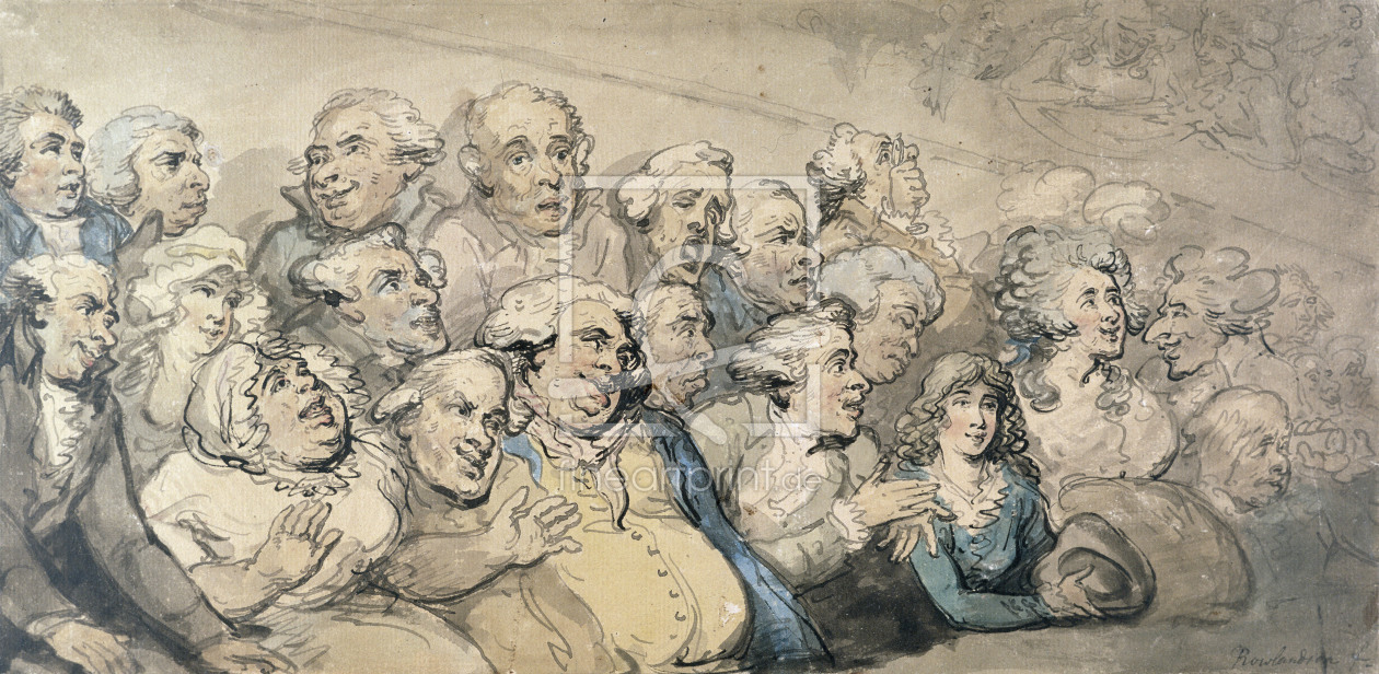 Bild-Nr.: 31001498 An Audience at Drury Lane Theatre erstellt von Rowlandson, Thomas