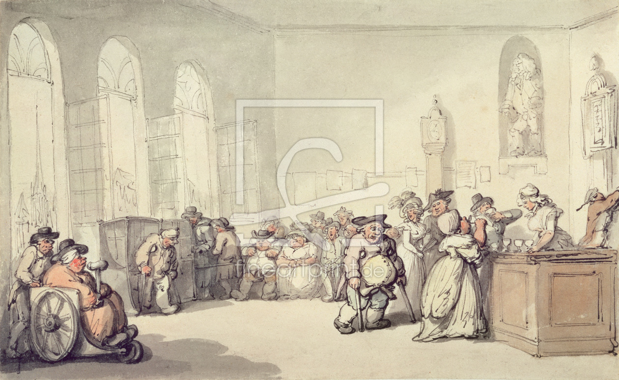Bild-Nr.: 31001504 The Pump Room, from 'Scenes at Bath', c.1795 erstellt von Rowlandson, Thomas