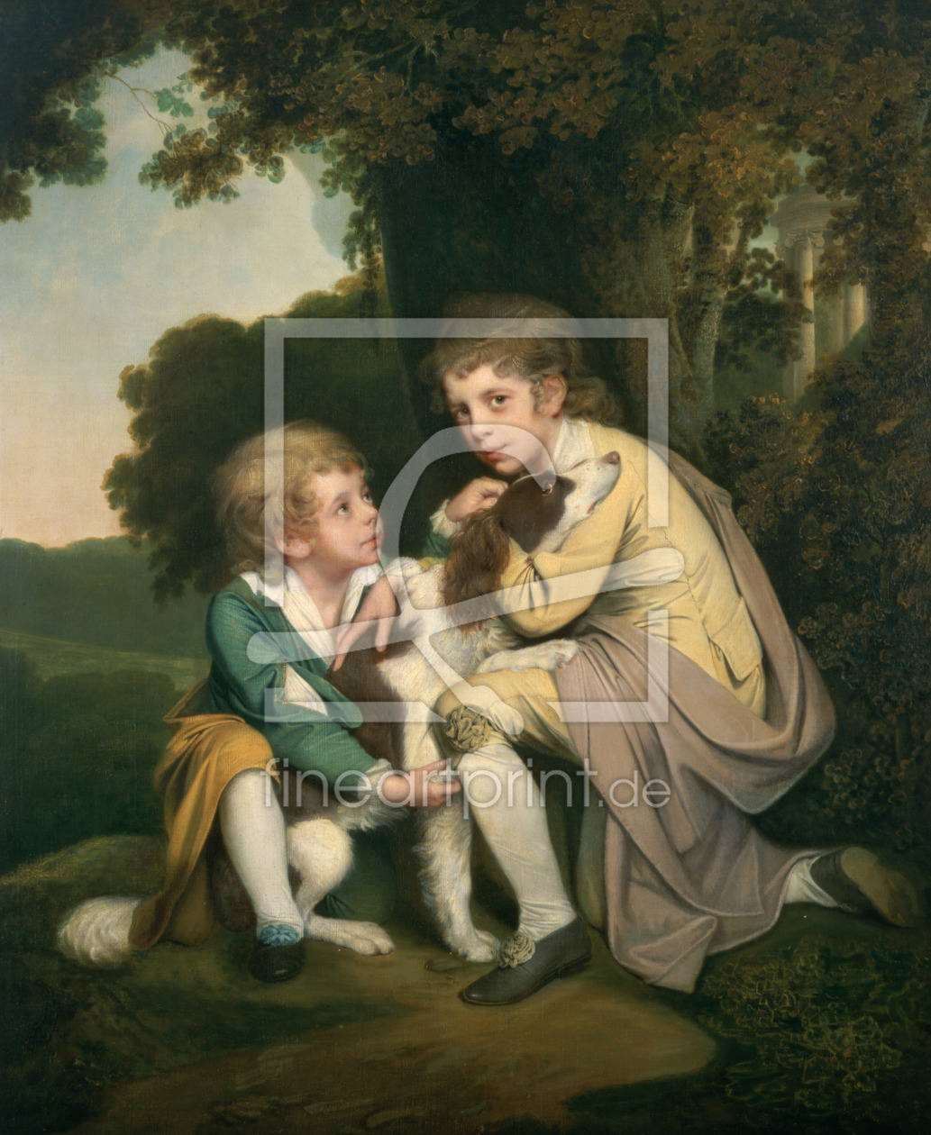 Bild-Nr.: 31001599 Thomas and Joseph Pickford as Children, c.1777-9 erstellt von Wright of Derby, Joseph