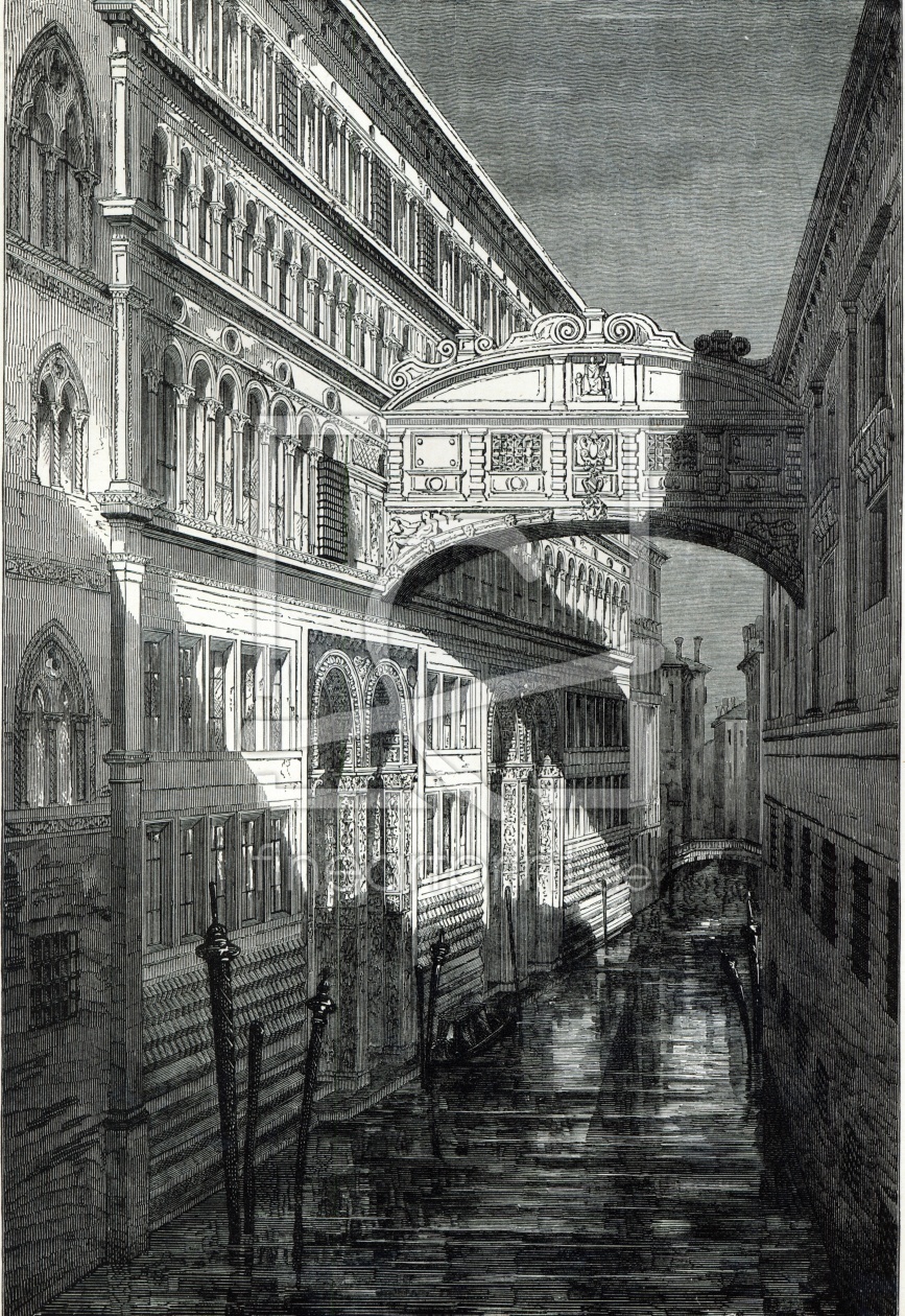 Bild-Nr.: 31001688 Bridge of Sighs, Venice erstellt von Therond, Emile Theodore