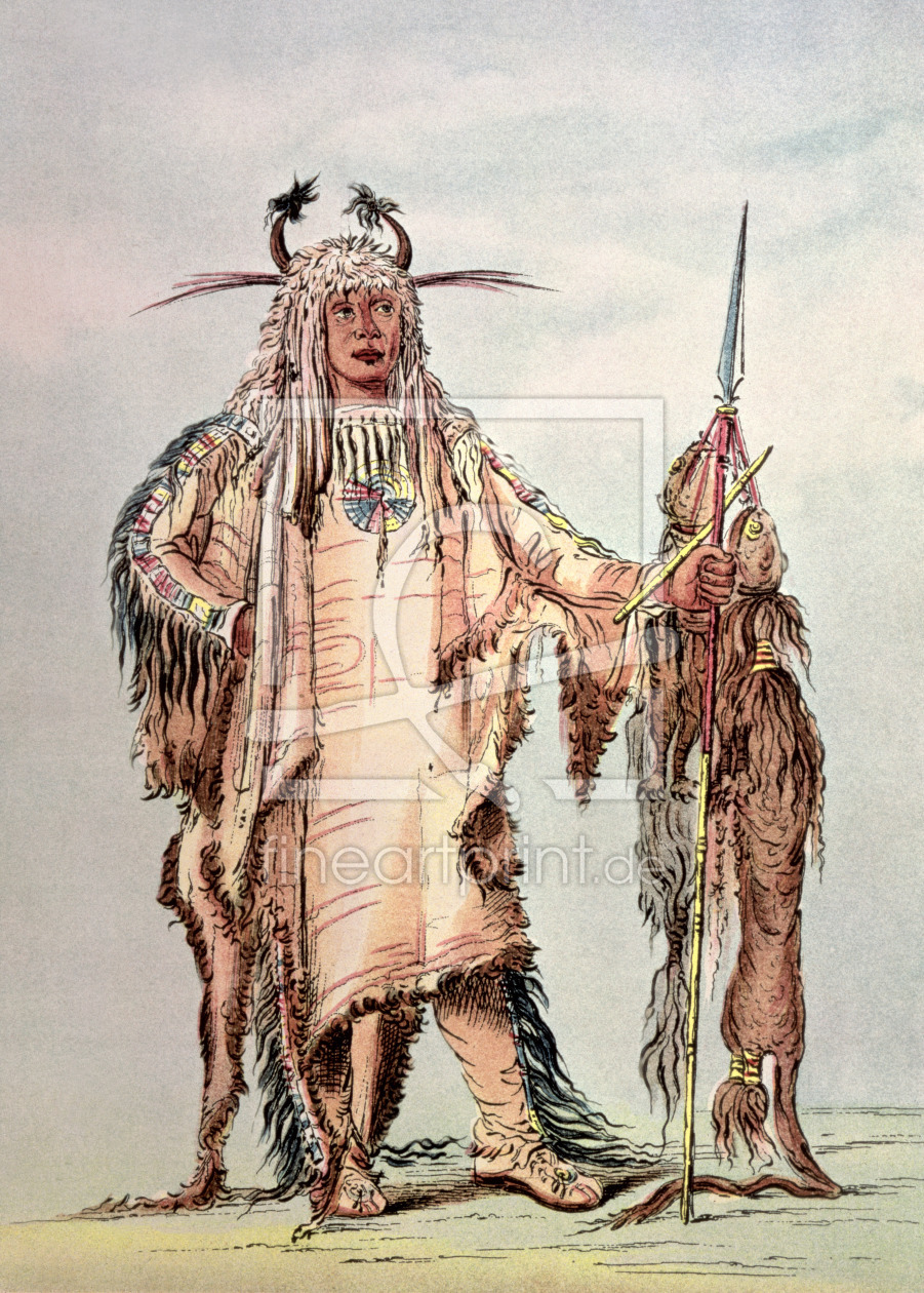 Bild-Nr.: 31001700 Blackfoot Indian Pe-Toh-Pee-Kiss, The Eagle Ribs erstellt von Catlin, George