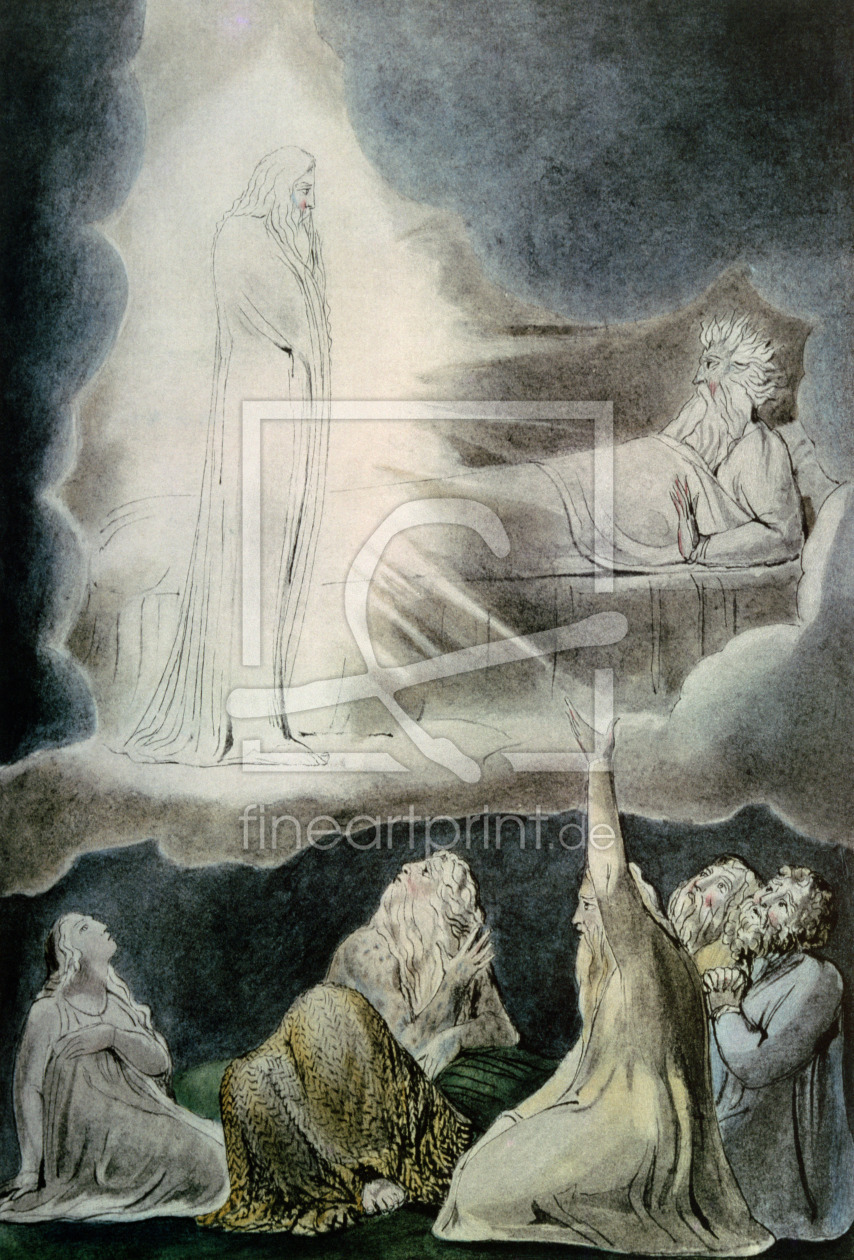 Bild-Nr.: 31001766 The Vision of Eliphaz, 1825 erstellt von Blake, William