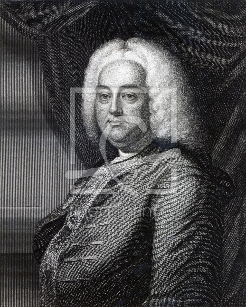 Bild-Nr.: 31001991 George Frederic Handel, engraved by Thomson erstellt von Anonyme Künstler