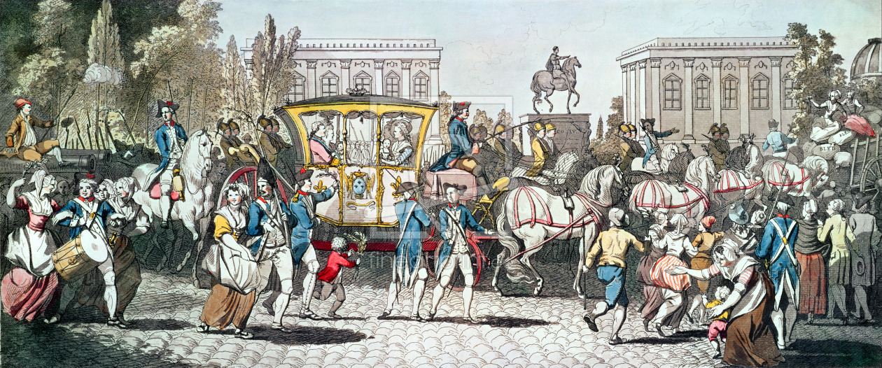 Bild-Nr.: 31002018 The Entry of Louis XVI into Paris, 6th October 1789 erstellt von Anonyme Künstler