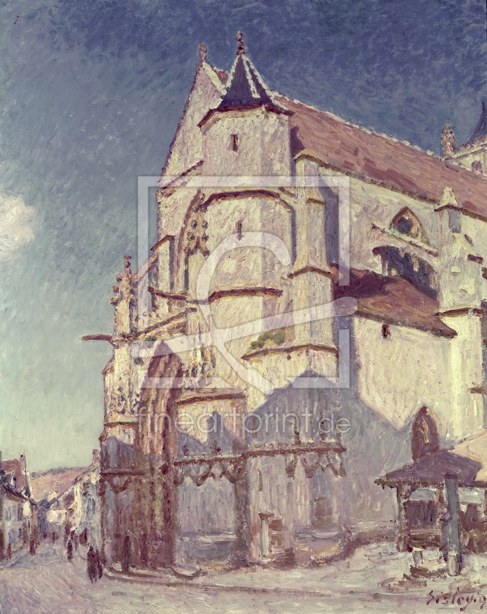 Bild-Nr.: 31002095 The Church at Moret, 1894 erstellt von Sisley, Alfred