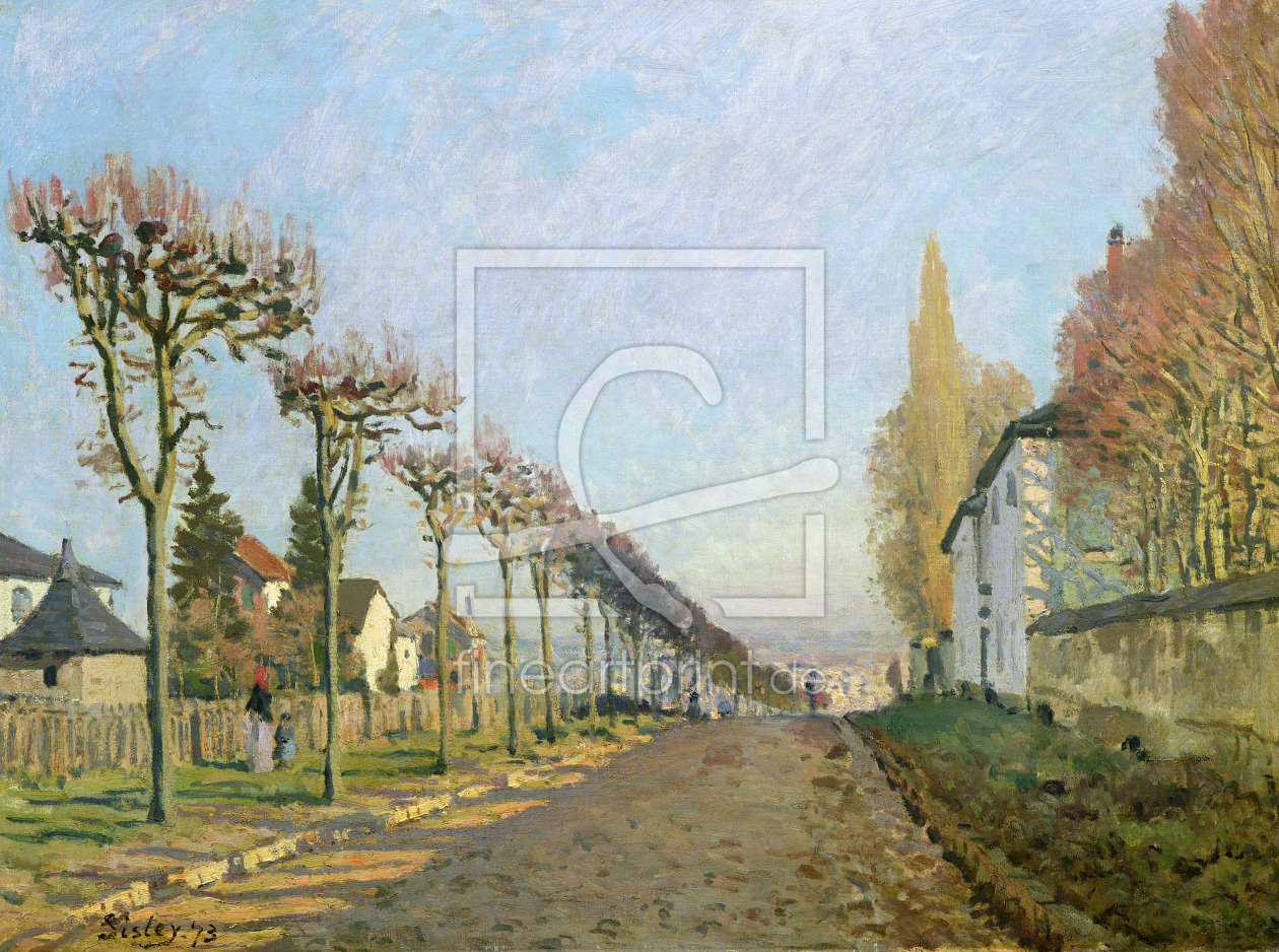 Bild-Nr.: 31002101 Rue de la Machine, Louveciennes, 1873 erstellt von Sisley, Alfred