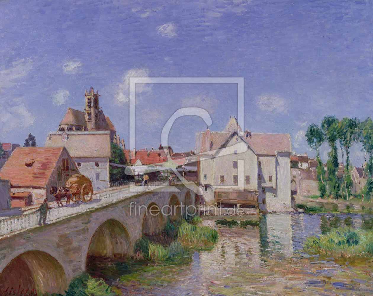 Bild-Nr.: 31002102 The Bridge at Moret, 1893 erstellt von Sisley, Alfred