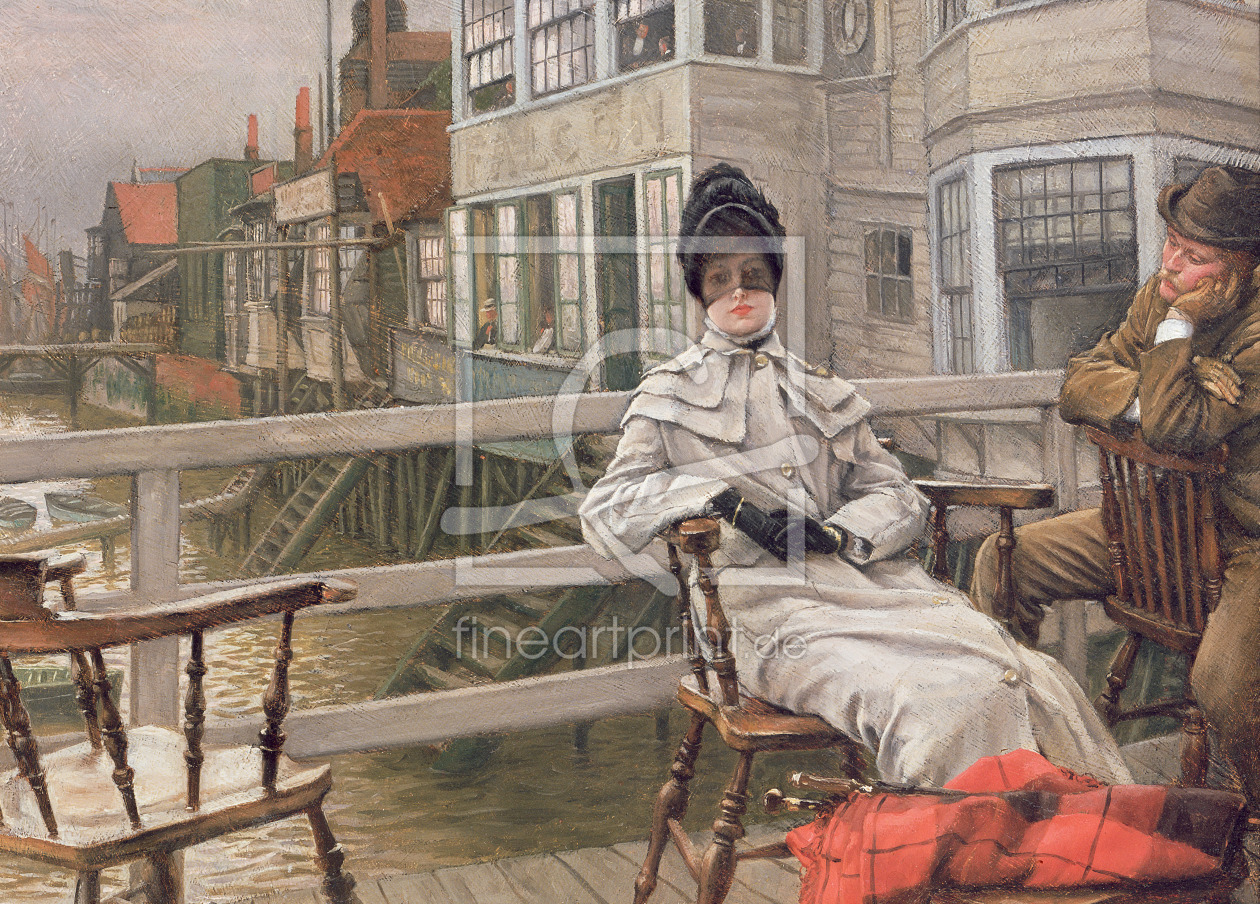Bild-Nr.: 31002160 Waiting for the Ferry, c.1878 erstellt von Tissot, James Jacques Joseph
