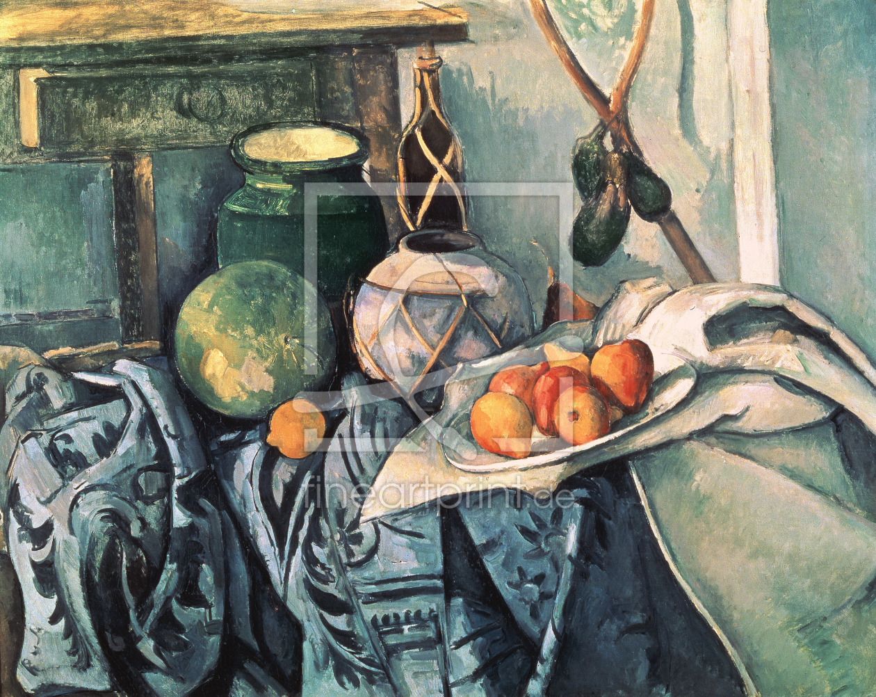 Bild-Nr.: 31002186 Still Life with Pitcher and Aubergines erstellt von Cezanne, Paul