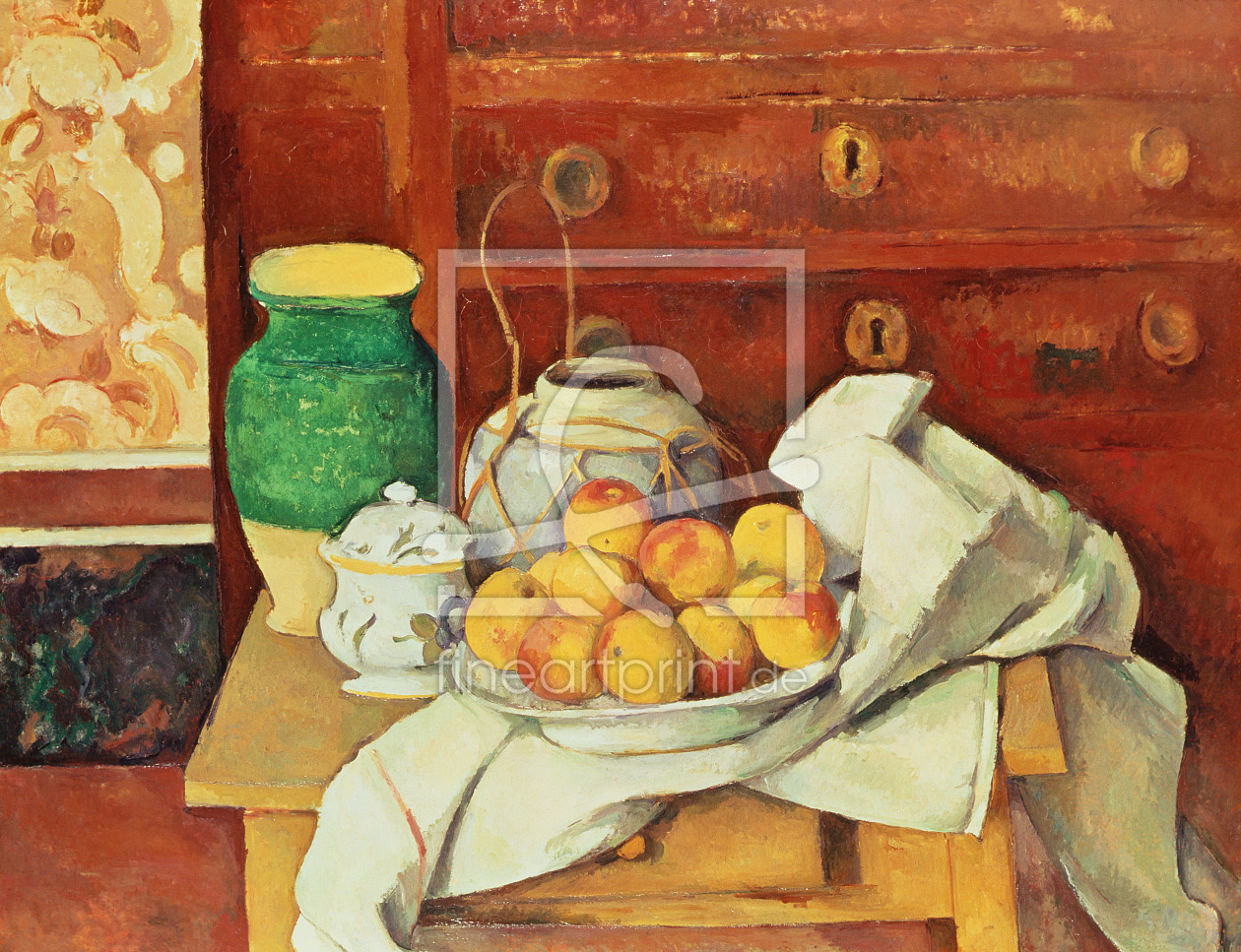 Bild-Nr.: 31002188 Still Life with a Chest of Drawers, 1883-87 erstellt von Cezanne, Paul