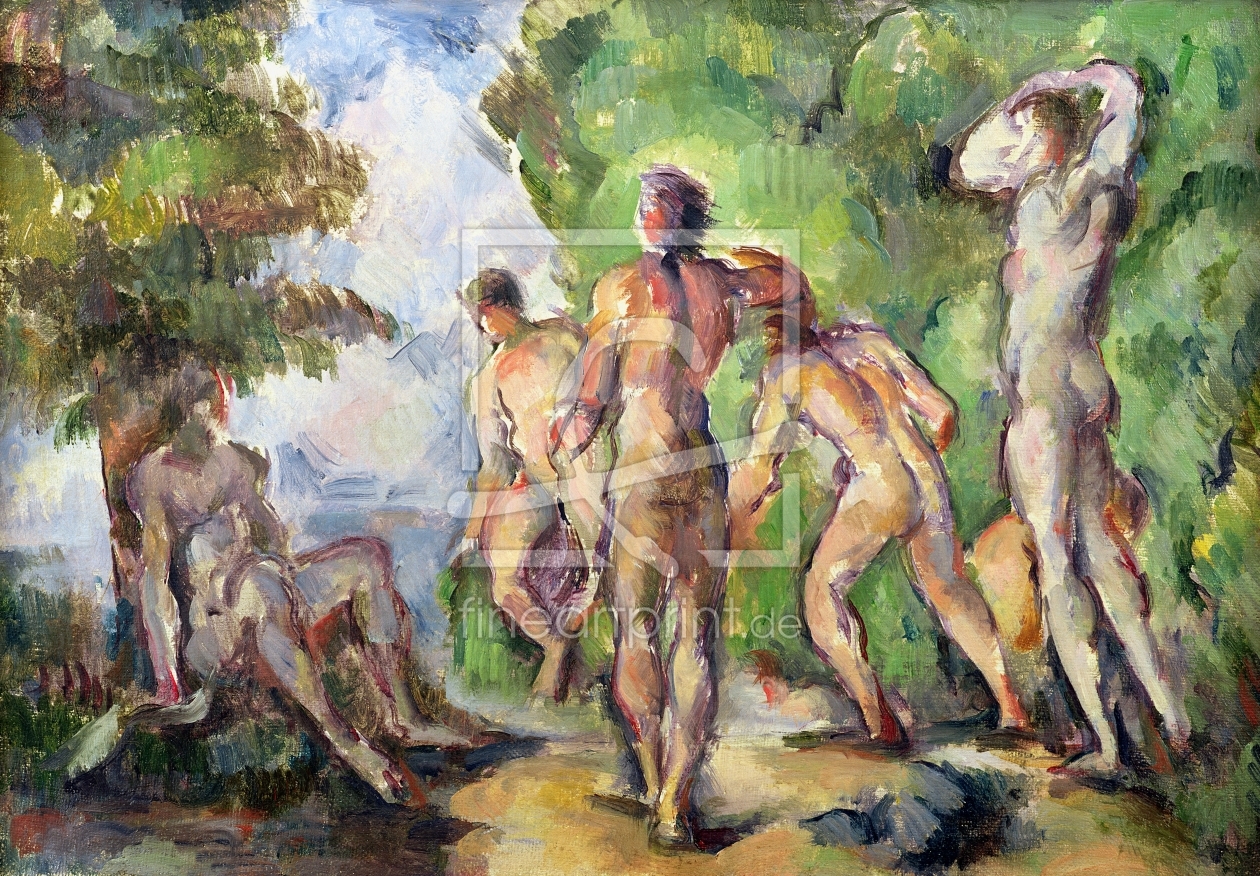 Bild-Nr.: 31002196 Bathers, c.1892-94 erstellt von Cezanne, Paul
