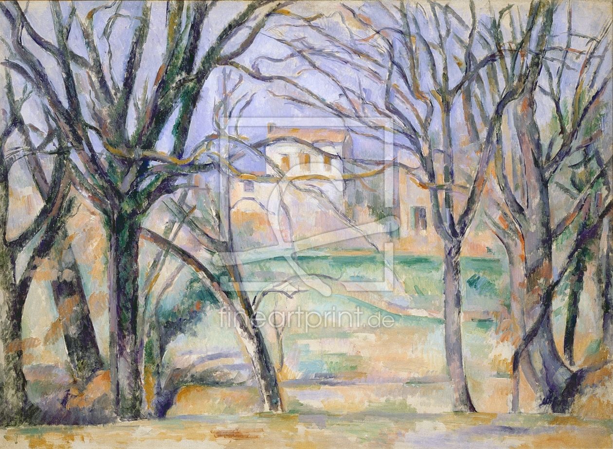 Bild-Nr.: 31002200 Trees and houses, 1885-86 erstellt von Cezanne, Paul
