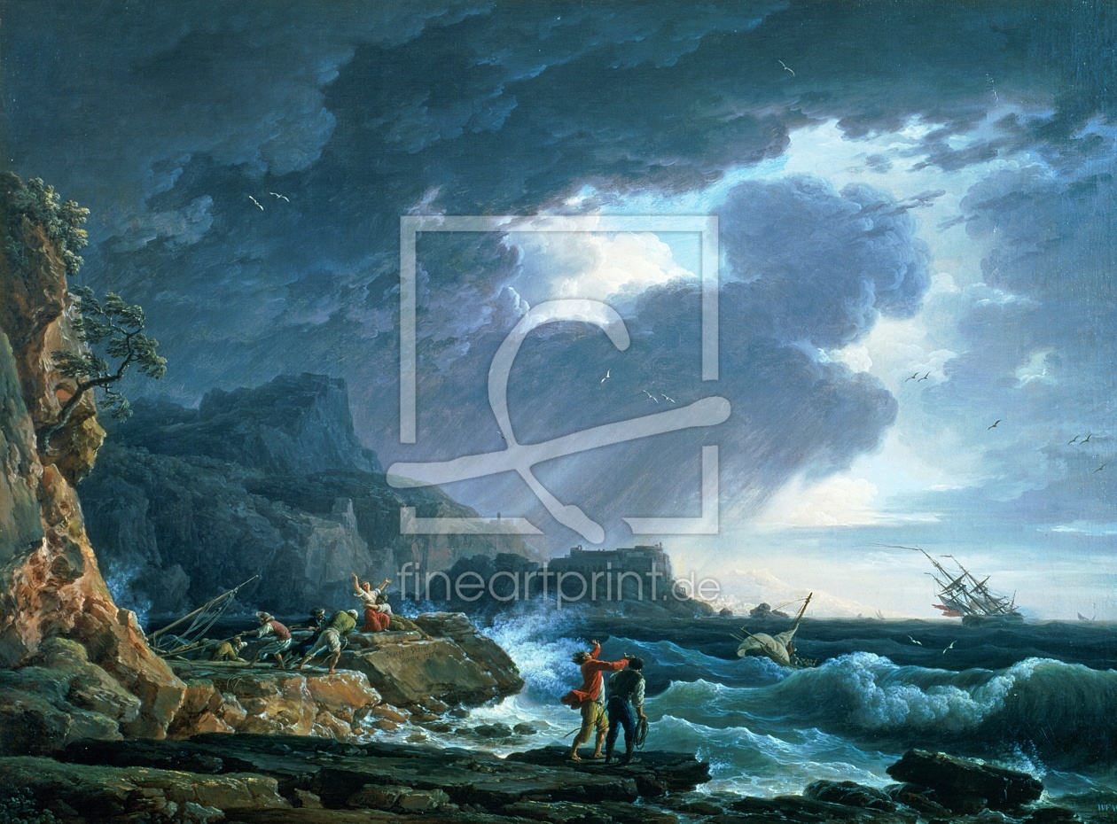 Bild-Nr.: 31002249 A Seastorm, 1752 erstellt von Vernet, Claude Joseph