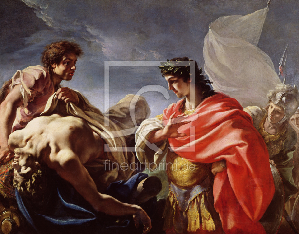 Bild-Nr.: 31002301 Achilles Contemplating the Body of Patroclus erstellt von Pellegrini, Giovanni Antonio