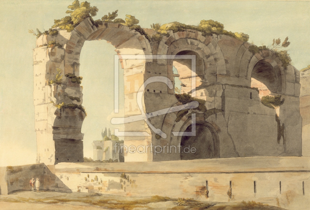 Bild-Nr.: 31002425 The Claudian Aqueduct, Rome, 1785 erstellt von Towne, Francis
