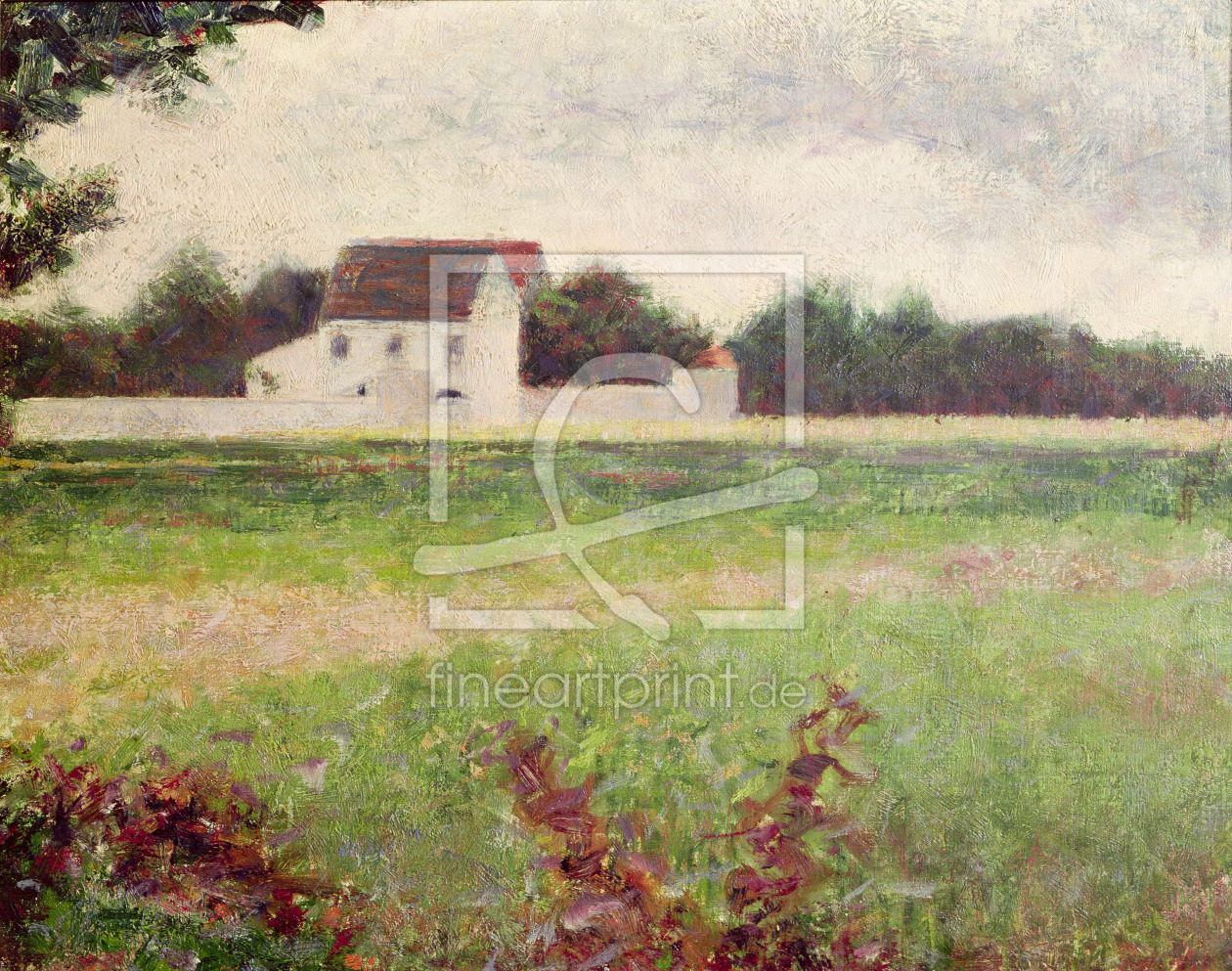 Bild-Nr.: 31002516 Landscape in the Ile-de-France, 1881-82 erstellt von Seurat, Georges Pierre