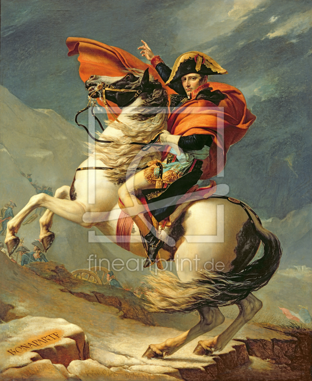 Bild-Nr.: 31002552 Napoleon Crossing the Alps on 20th May 1800, 1803 erstellt von David, Jacques Louis