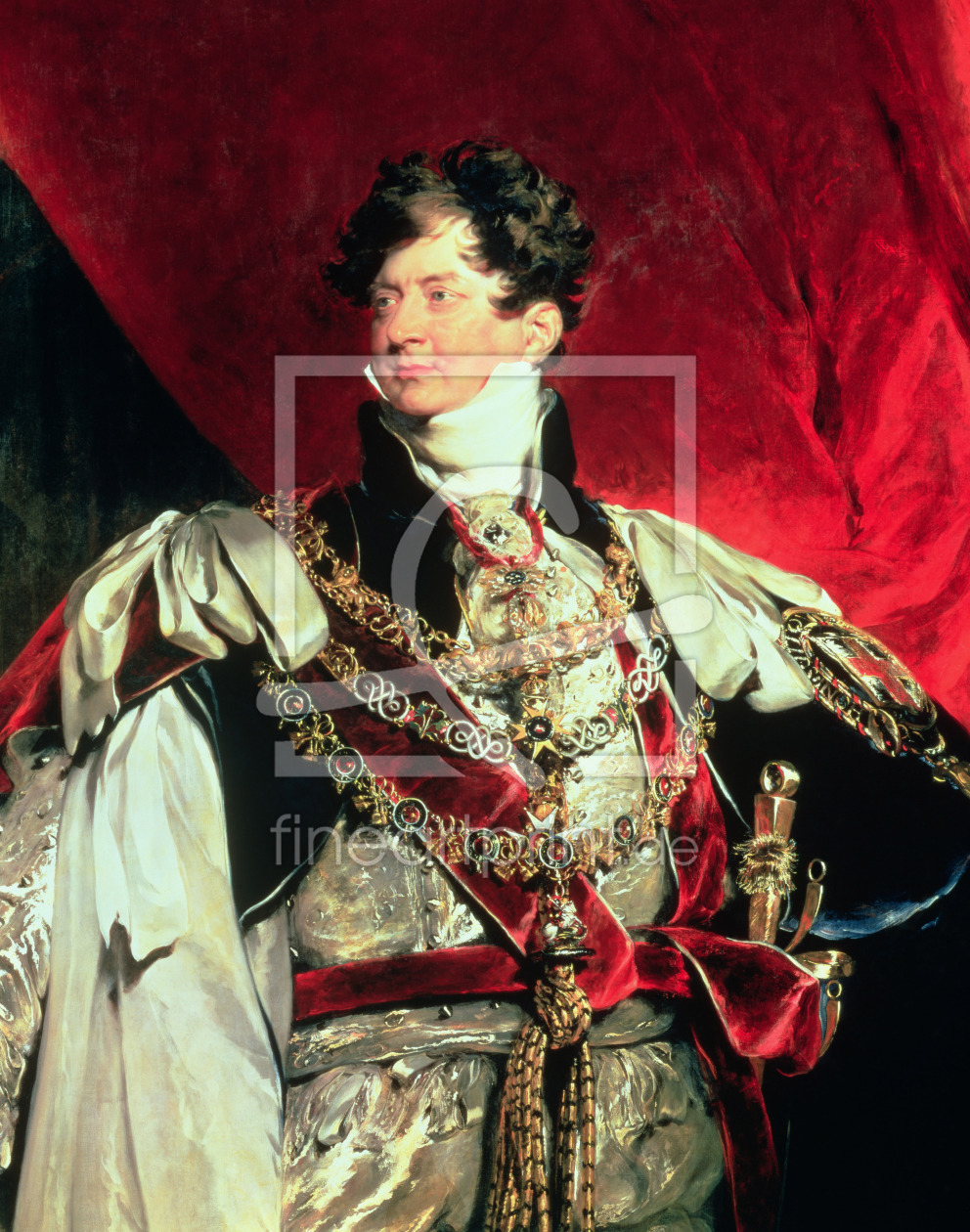 Bild-Nr.: 31002740 The Prince Regent, later George IV in his Garter Robes erstellt von 