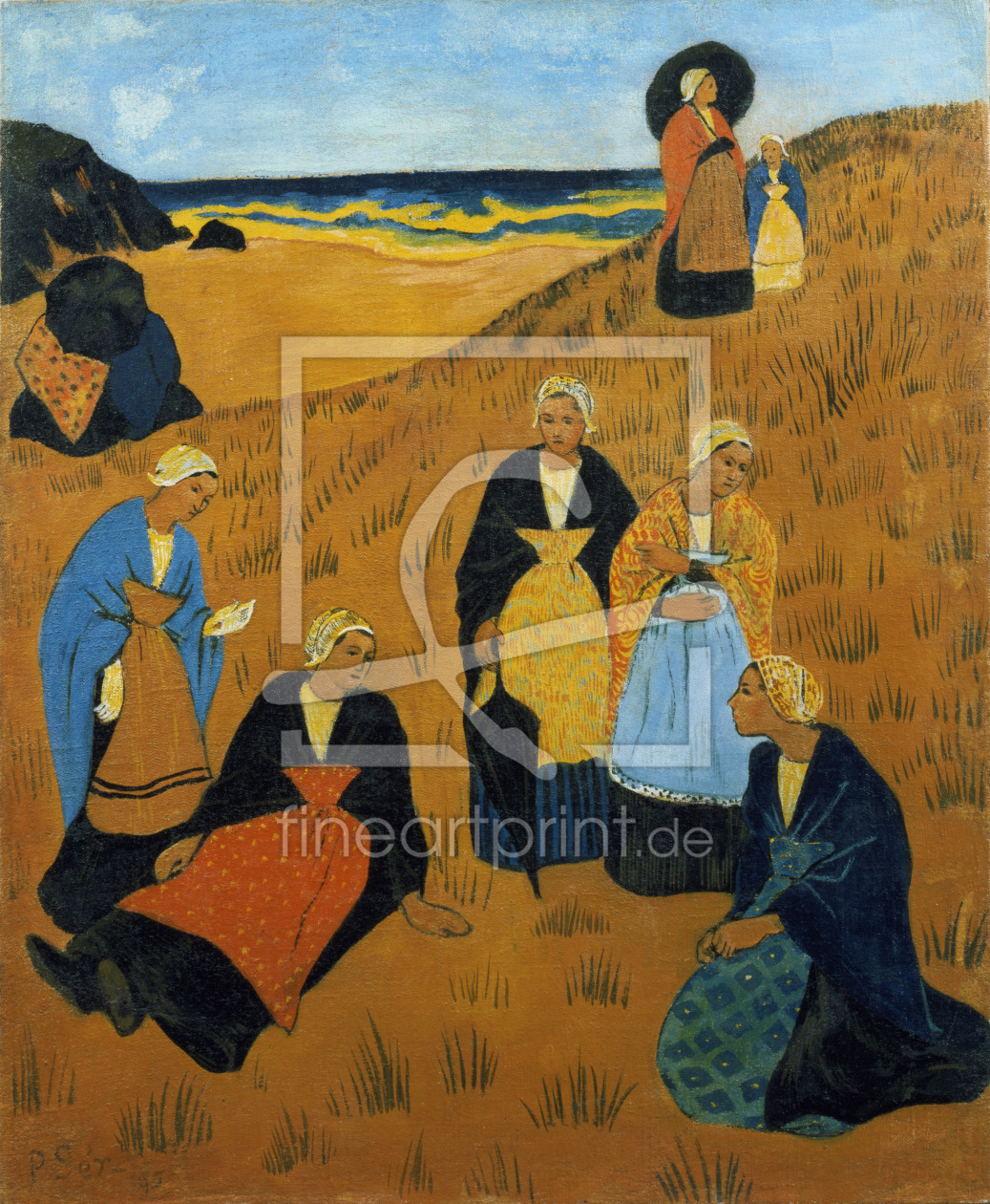 Bild-Nr.: 31002776 Young Breton Women wearing Shawls, or The Girls of Douarnenez, 1895 erstellt von Serusier, Paul