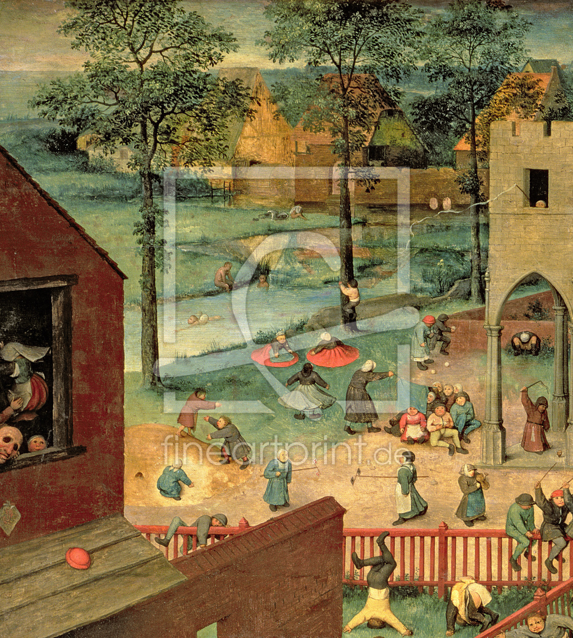 Bild-Nr.: 31002826 Children's Games , 1560 erstellt von Bruegel, Pieter the Elder