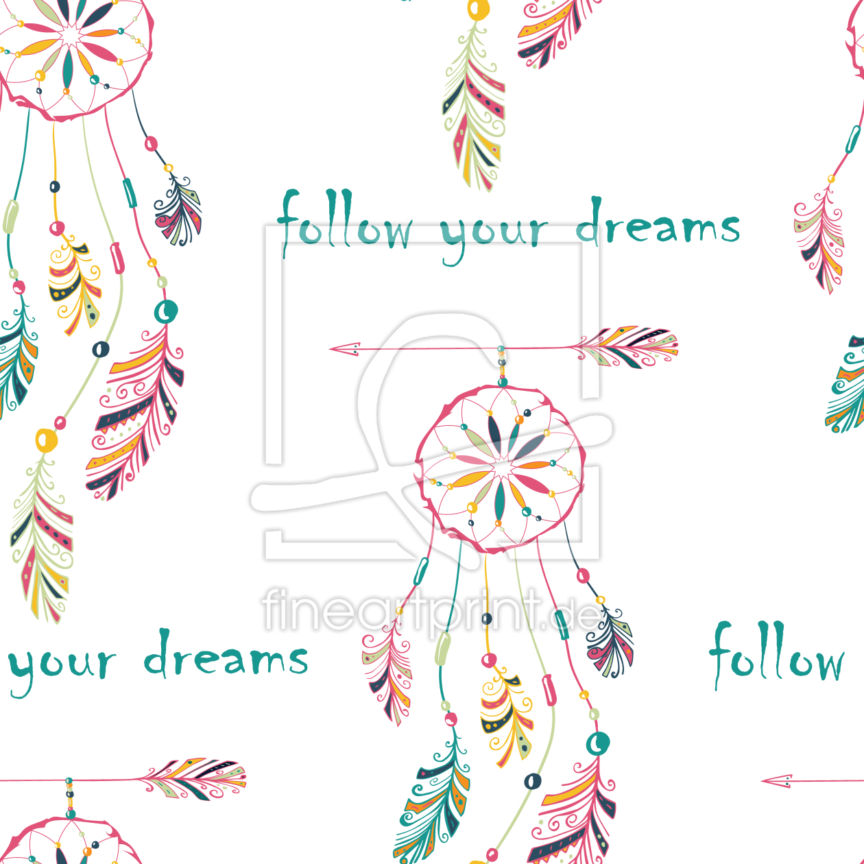 Bild-Nr.: 9014451 Folge Deinen Träumen erstellt von patterndesigns-com